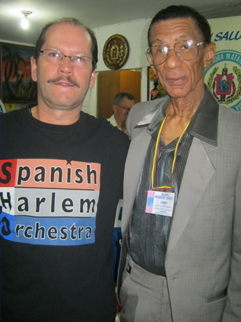 Javier Vásquez con Sergio Rendón Ángel del Son de La Loma